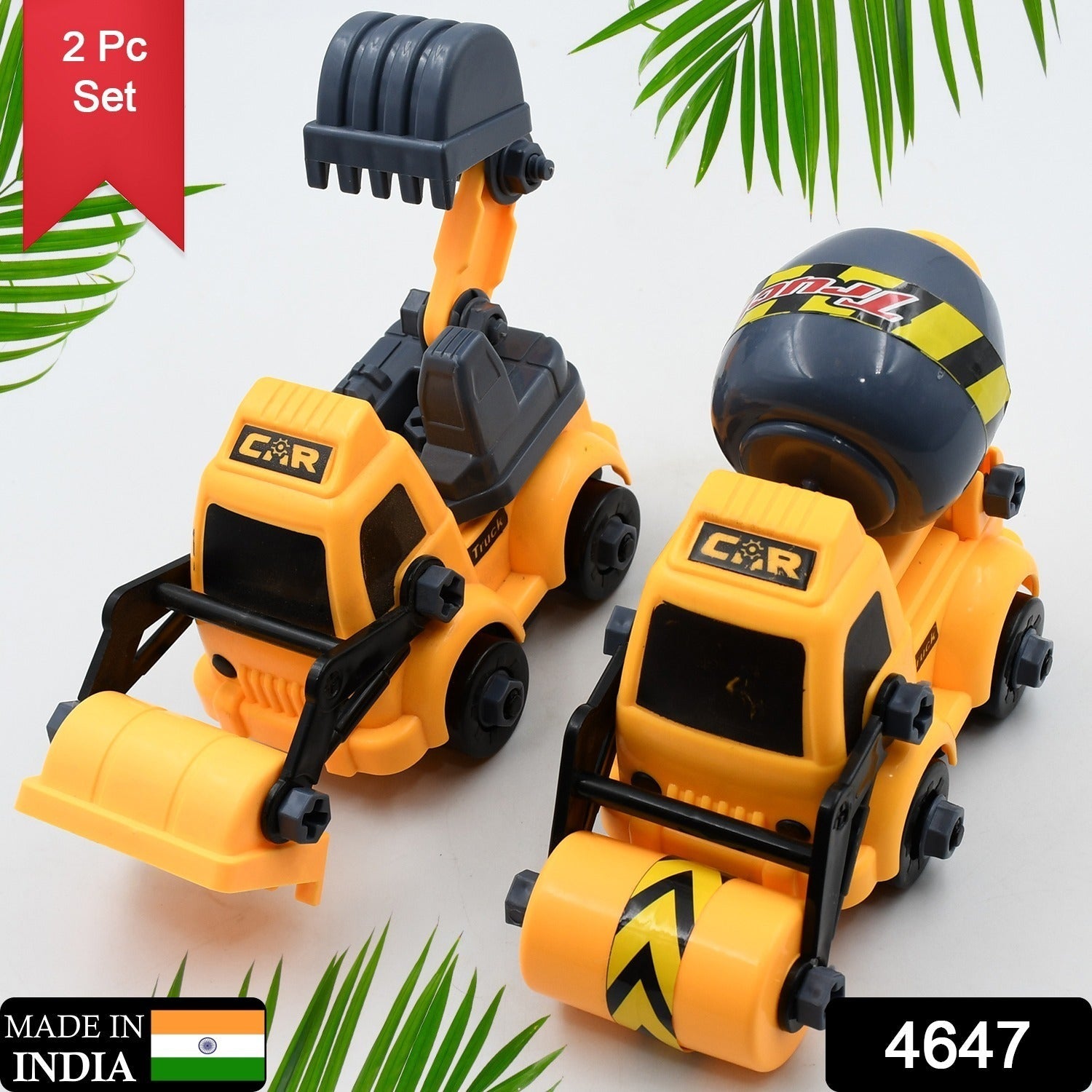 4647 Engineering vehicles Nut Assembly Vehicle Toy, DIY Nut Assembly Vehicle Model Toy Highly Simulation Children Kids Car Model Toy Set (2 Pc Set) 4647 Engineering vehicles Nut Assembly Vehicle Toy, DIY Nut Assembly Vehicle Model Toy Highly Simulation Children Kids Car Model Toy Set (2 Pc Set)